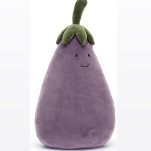 NWT Large Eggplant Jellycat